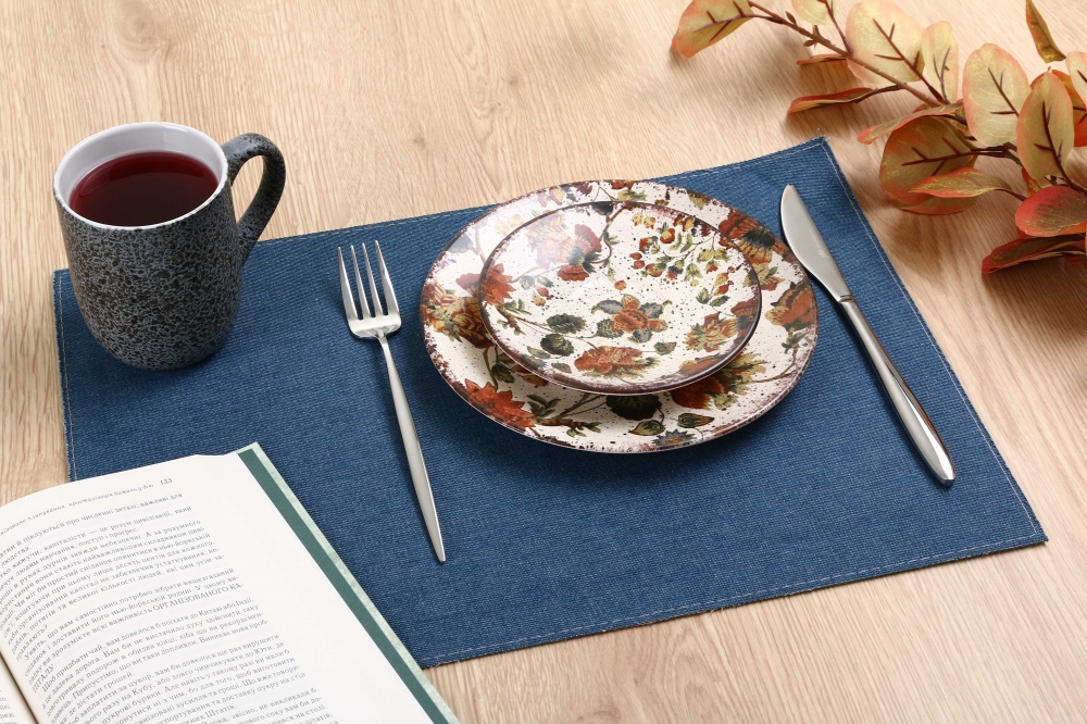 Коврик для сервировки Flamberg Denim 45х30 см кобальт