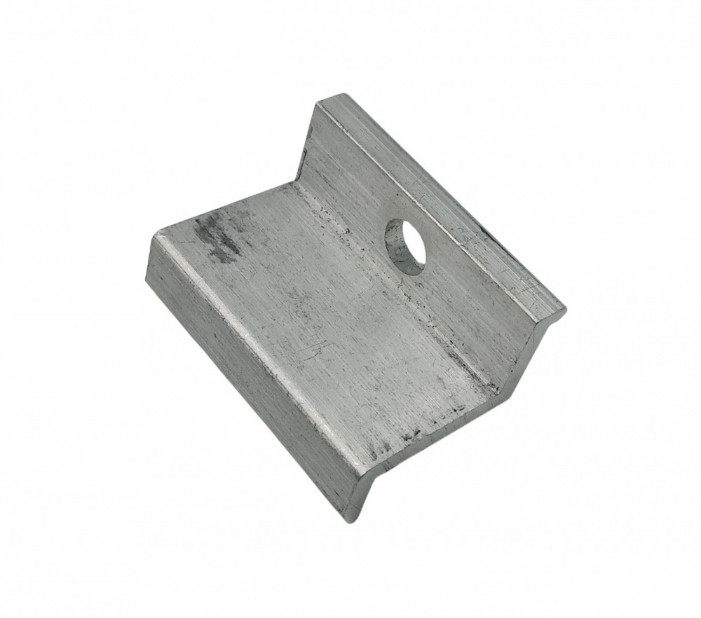 Притиск кінцевий 30 мм алюмінієвий