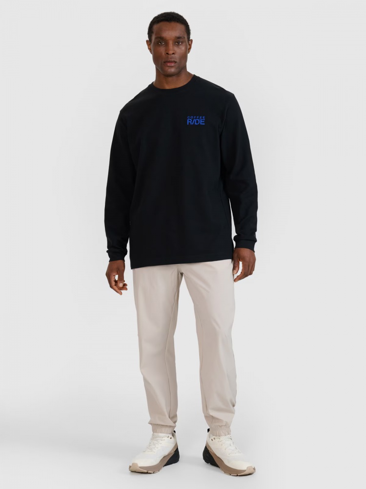 Футболка 4F LONGSLEEVE M390 4FWSS25TLONM390-20S р.M черный