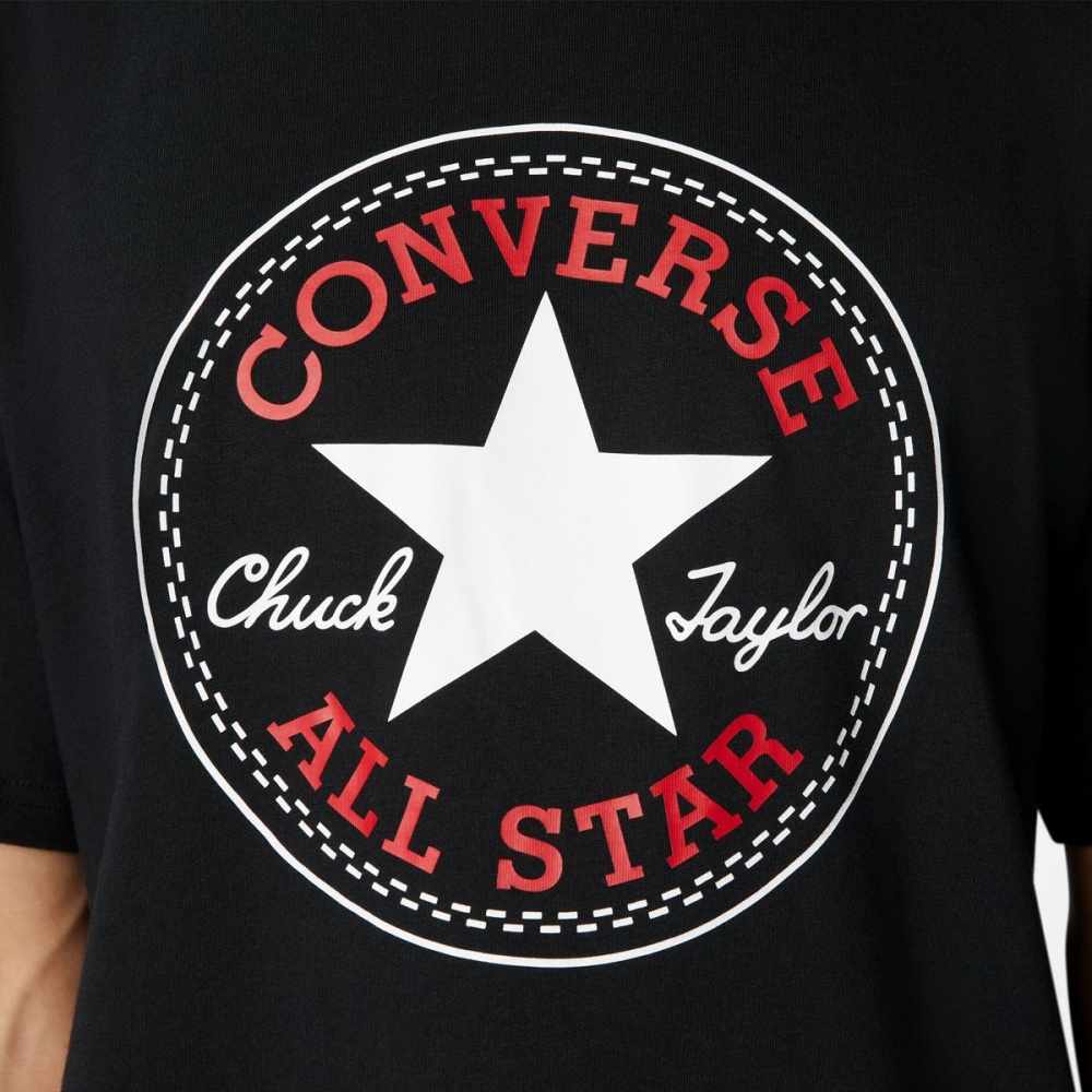 Футболка Converse Chuck Patch Tee 10025459-001 р.XS чорний