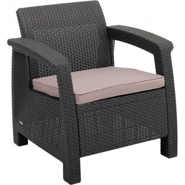 Комплект мебели Curver Corfu антрацит 