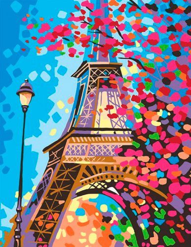 Картина по номерам Весна в Париже Rosa Start 