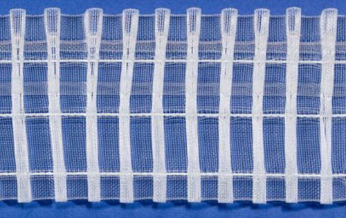 Тасьма Caruso 40743/70 прозора рівномірна 1:3 2 ряди петель Bandex