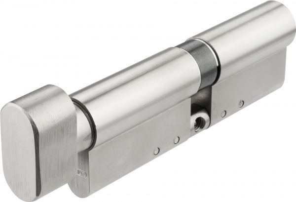 Циліндр Abus D15 45x50 ключ-вороток 95 мм матовий нікель