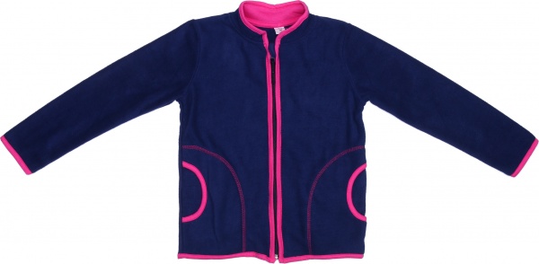 Кофта для дівчинки Luna Kids на флісі р.140 синій 