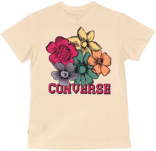 Футболка Converse FLOWER RELAXED TEE 10022749-102 р. L білий