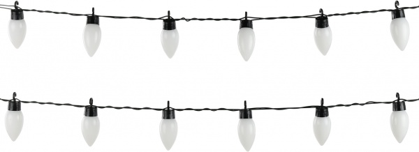 Электрогирлянда линейная Девилон белая 650934 встроенный светодиод (LED) 20 ламп 2 м 