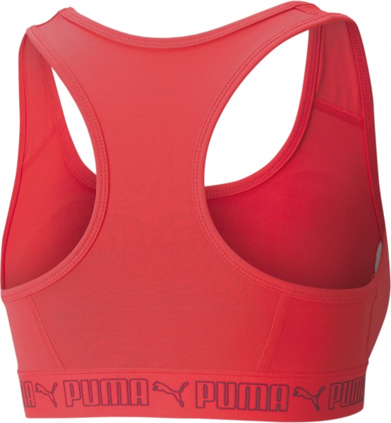 Бра Puma Mid Elastic Padded Bra PM 52030334 р.M кораловий