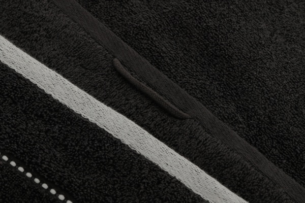 Рушник махровий Aya Tabby 50x90 см графіт La Nuit 