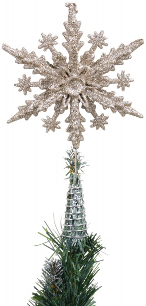 Верхівка для ялинки в асортименті комбінована золотистий 