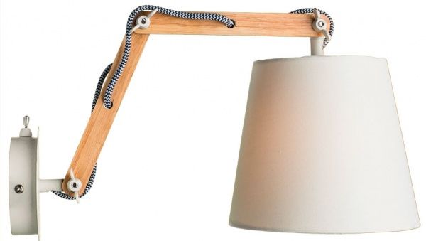 Бра Arte Lamp Pinoccio 1x40 Вт E14 білий A5700AP-1WH 