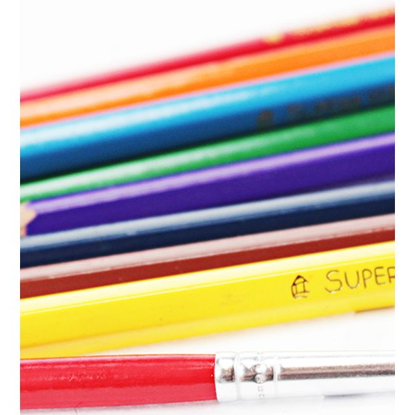 Карандаши акварельные с кисточкой Marco