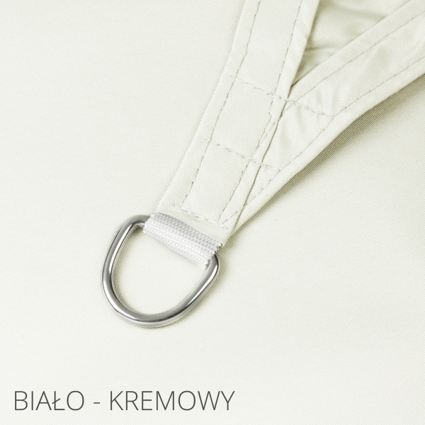 Тент-парус POLI треугольник 3,6x3,6x3,6 м белый 