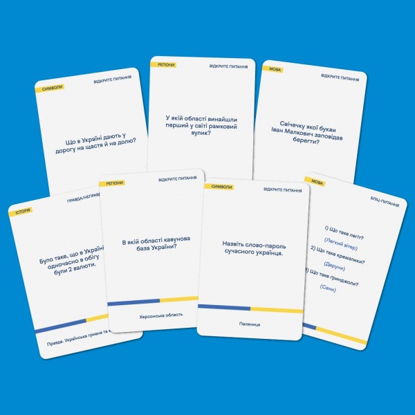 Игра настольная об Украине «Шевченко спрашивает»