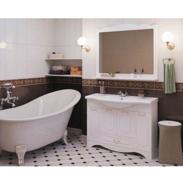 Дзеркало Аква-Родос Класік 65 біле