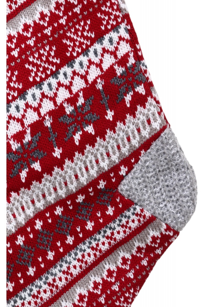 Декорация новогодняя Сапожек рождественский вязаный AH222169-1 41 см