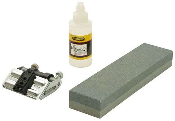Брусок шлифовальный с зажимом Stanley для заточки стамесок и ножей рубанков 0-16-050