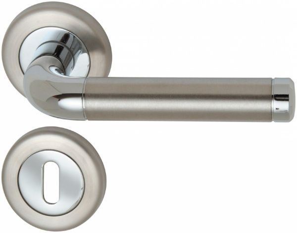 Ручка на розетці LEA нержавіюча сталь