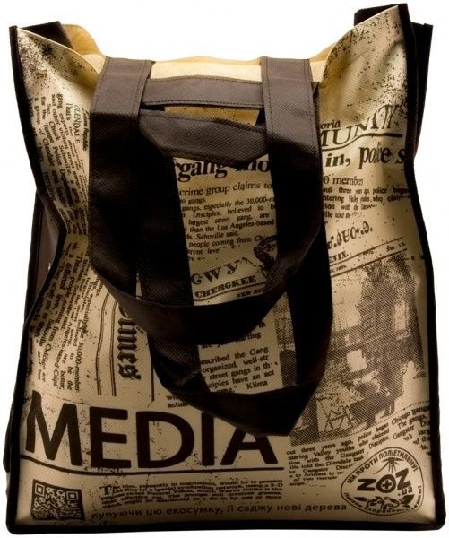 Екосумка ZOZ Медіа бежевий 