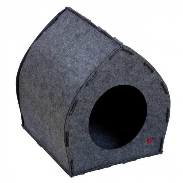 Домик RED POINT 48х43х43см войлок серый