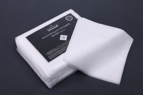 Простыня сложена Origami Horeca 80х200 см 25 шт. белый