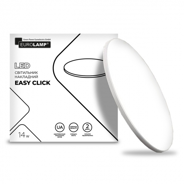 Светильник светодиодный Eurolamp Easy Click 14 Вт белый 4000 К LED-NLR-14W(T) 