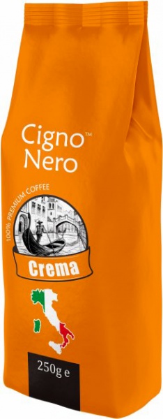 Кофе молотый Cigno Nero Crema 250 г