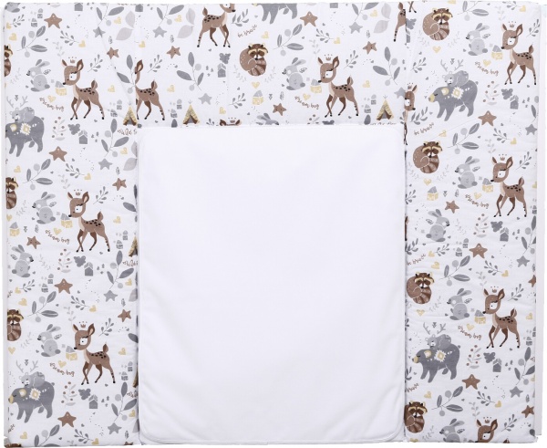 Сповивальний матрацик Forest animals beige (426.19) Baby Veres 72x80 см