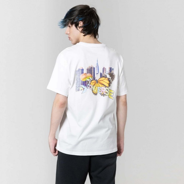 Футболка Converse CITY BUTTERFLY TEE 10024616-102 р.M белый