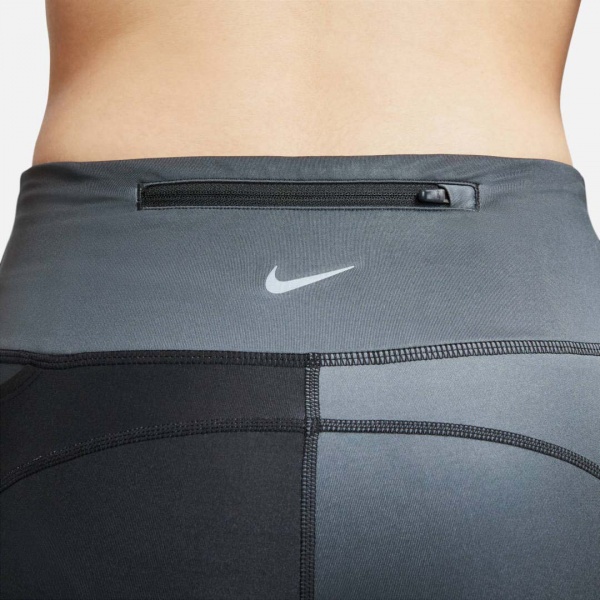 Лосины Nike W NK DF FST MR 7/8 TGHT SNL NV DX0950-010 р.L черный