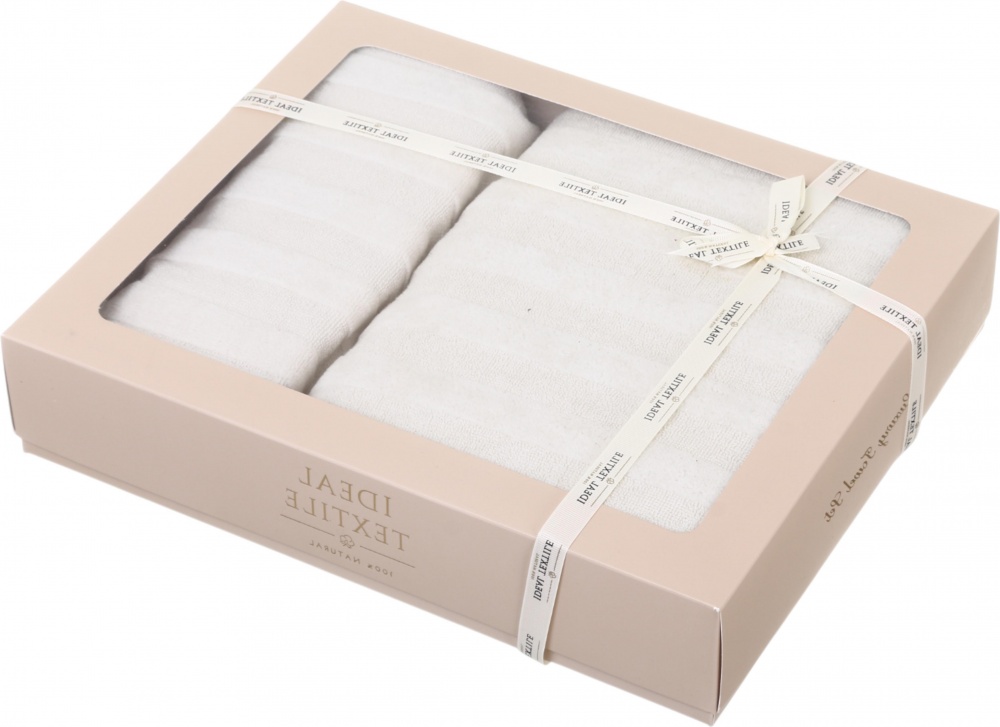 Набір рушників махрових 70x140 см ваніль