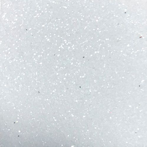 Полімерний матеріал ЕВА з глітером 30x20 см білий Діамантові ручки