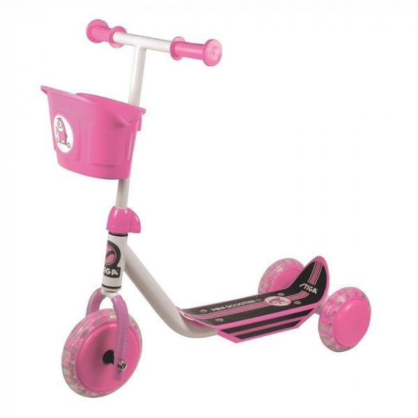 Самокат Stiga Mini Kid 3W Kick Scooter розовый 80-7401-07 