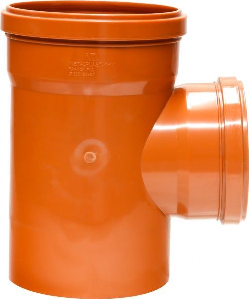 Тройник канализационный ПВХ d200х160х90° Инсталпласт