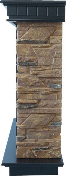 Камінокомплект ASTRA FLAME Юта Brown + Гефест