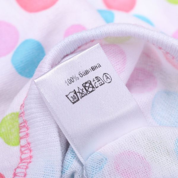 Боди для девочки Фламинго 44 160-127 р.74 белый с рисунком 