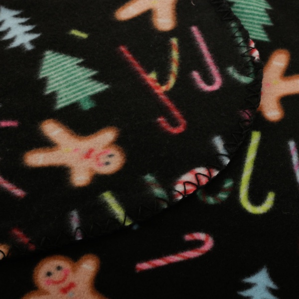 Плед NY Holly 125x150 см чорний Luna 