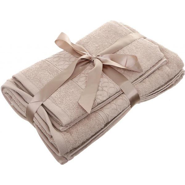 Набор полотенец Underprice бежевый 2 шт