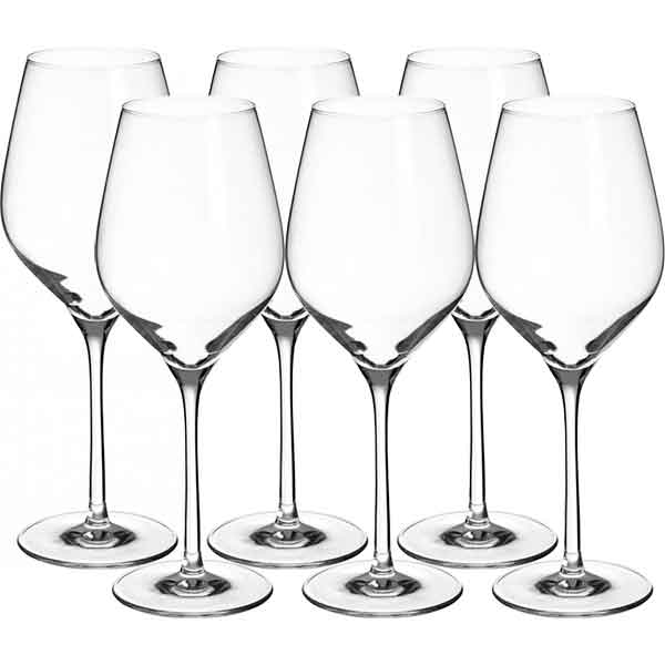 Набір бокалів для червоного вина Avila 495 мл 6 шт. Fiora 