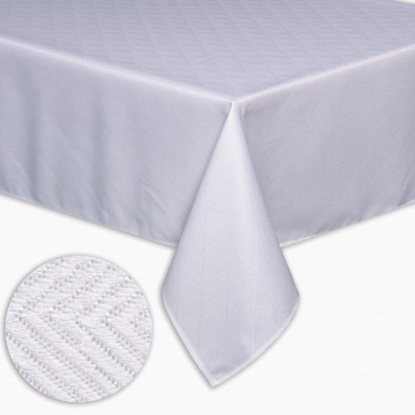 Скатерть водонепроницаемая Jolanta 140x240 см белый La Nuit 