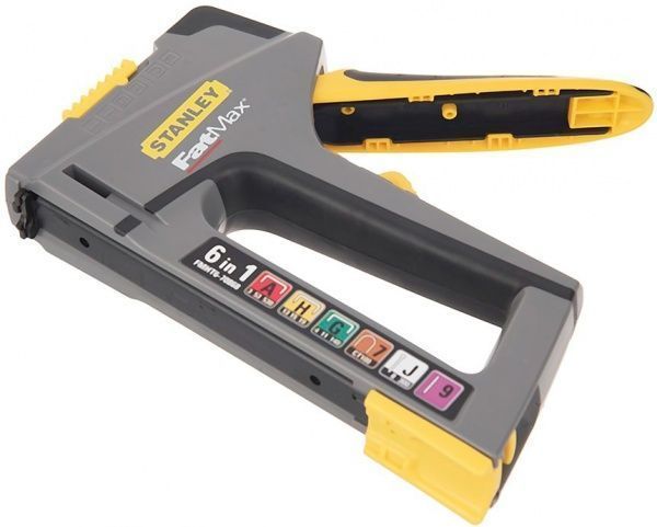 Степлер Stanley FMHT6-70868 FatMax 6 в 1, регулювання, 6-14 мм., тип 53+140, пластик, цвяхи, шпильки