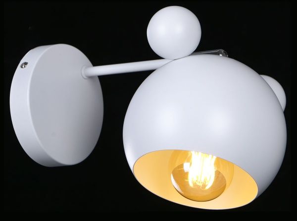 Бра Accento lighting Micky 1x40 Вт E27 белый