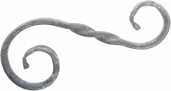 Завиток несиметричний скручений 180 х65 мм 01.071К