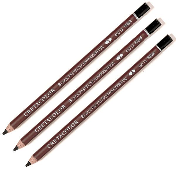 Набір олівців Чорний 3 шт Cretacolor