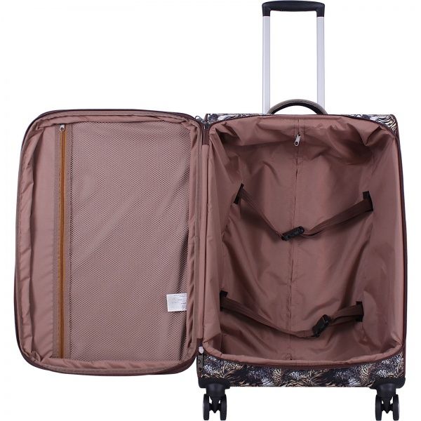 Валіза Bagland 70 л коричневий Леон сублiмацiя 725 (0037966244) 