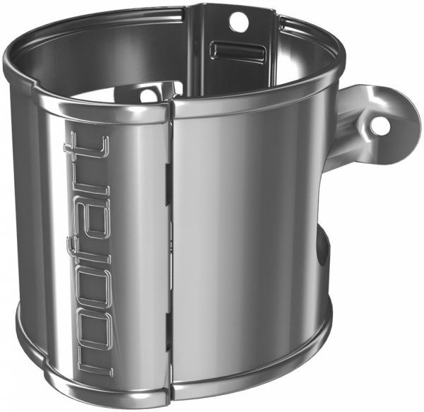 Хомут трубы ROOFART 87 мм цинк 