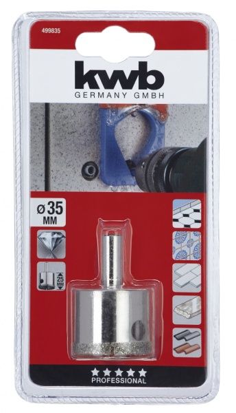 Сверло для плитки KWB 25x45 мм 35 мм 1 шт. 499835