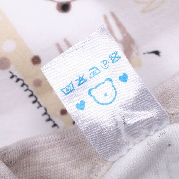 Боди детское унисекс Baby Veres Crazy Zoo цельный р.68 бежево-коричневый 