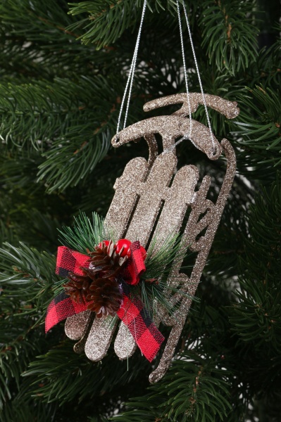 Декоративна підвіска Санчата з декором 16x6x5 см бронзовий LD21031