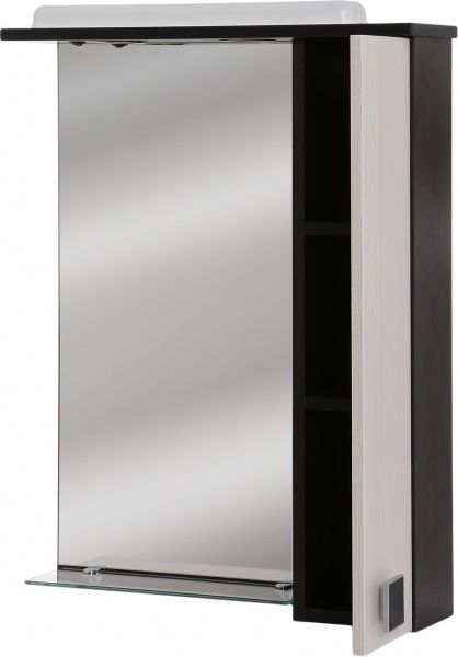 Дзеркало з шафкою Мойдодир Доміно З-60 Плюс венге 